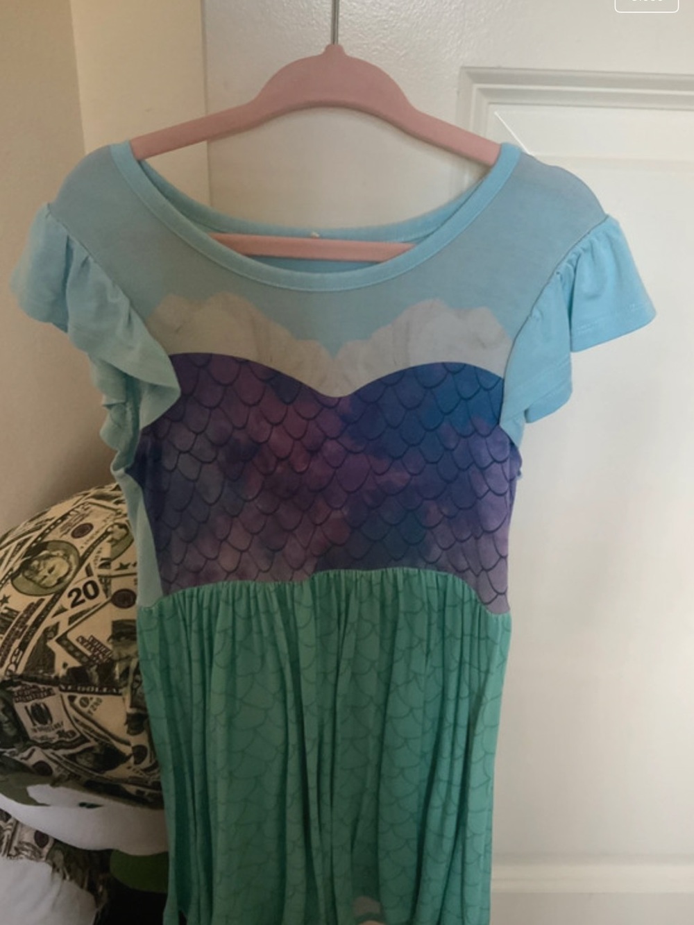 Posh Peanut Bamboo Little Mermaid Twirl Dress